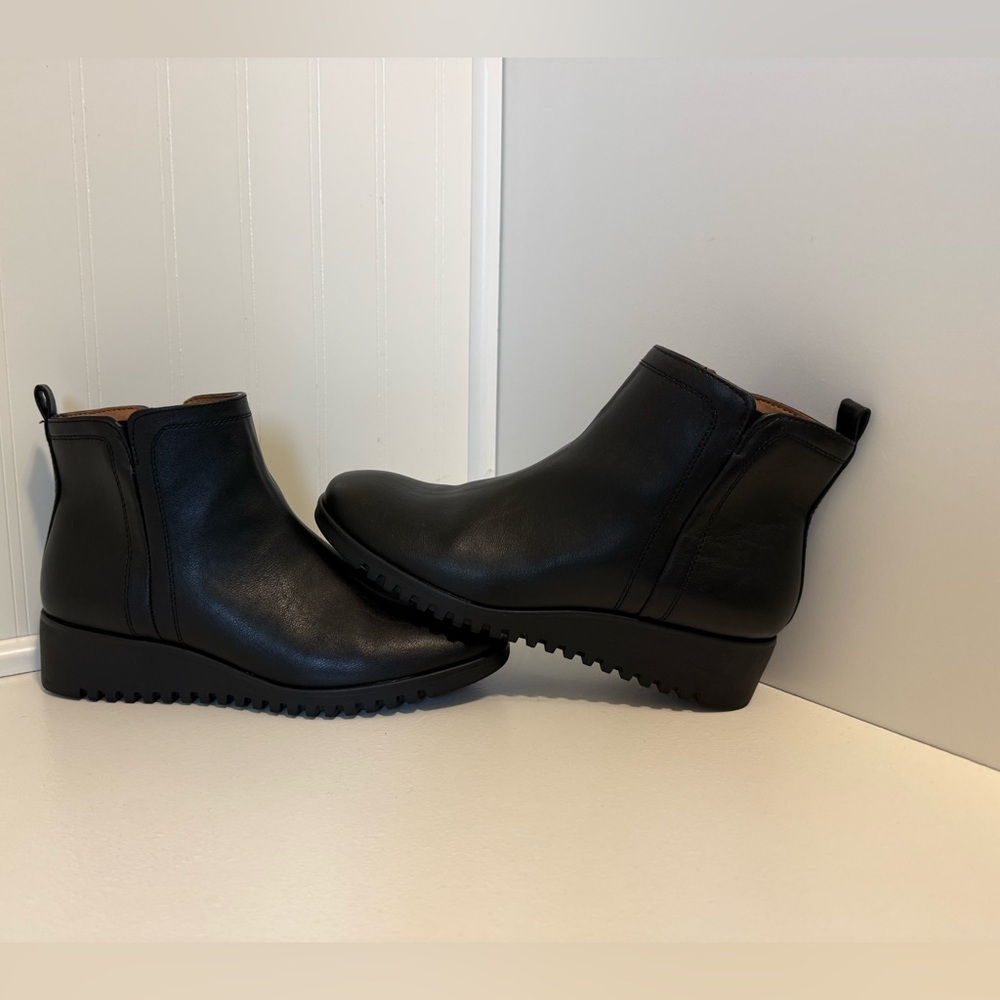 Eurosoft Dallan Side Zip Black Ankle Boots - Picture 11 of 16